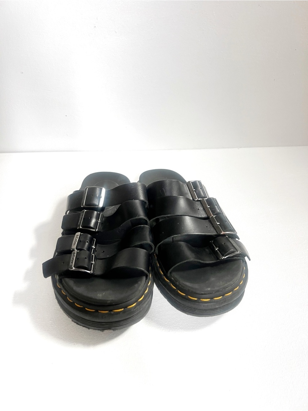 Dr. Martens | Tate Leather Slide Sandals - Picture 3 of 6